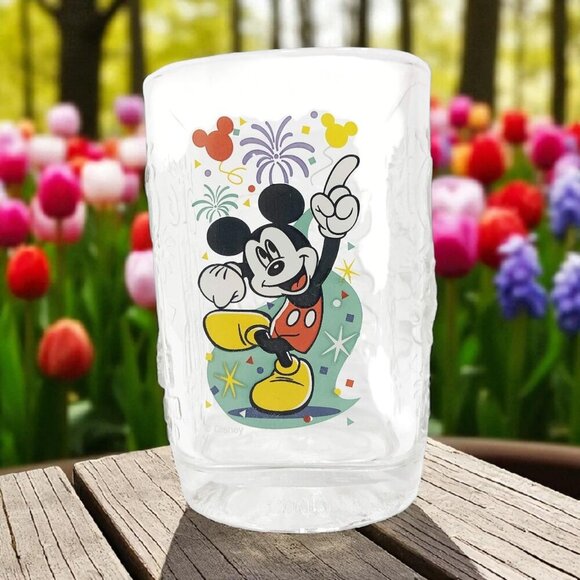 Disney & McDonald's - Vintage Commemorative Two Glasses Mickey Mouse - Year 2000 - Picture 7 of 8